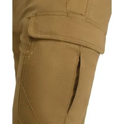 f5294_kinetic_tactical_pant_white-bg_coyote_model_detail_water_resistant_updated.webp