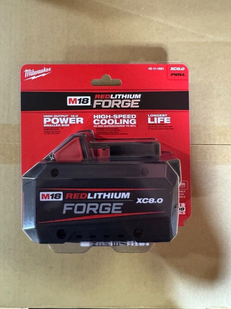 MILWAUKEE M18 HO XC 8.0AH BATTERY