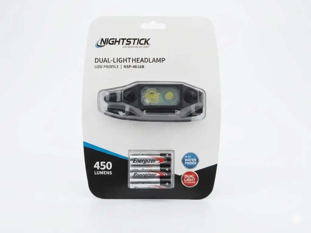 NIGHTSTICK BLACK DUAL-LIGHT HEADLAMP