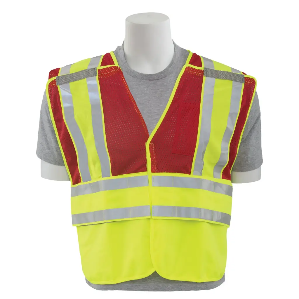 HI-VIZ ANSI S340 CLASS 2 PUBLIC SAFETY 5-POINT BREAK-AWAY SAFETY VEST