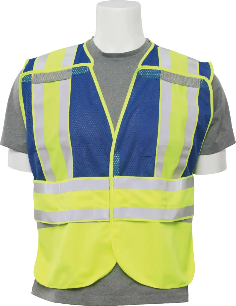 HI-VIZ ANSI S340 CLASS 2 PUBLIC SAFETY 5-POINT BREAK-AWAY SAFETY VEST