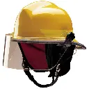 BULLARD LT HELMET W/ 4" FACESHIELD 