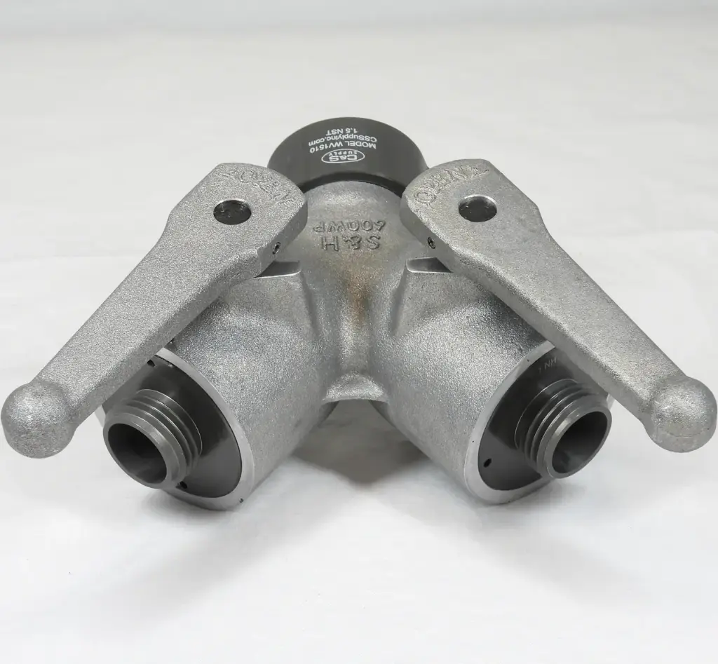 WYE 1.5" X (2)1" NH/NST 