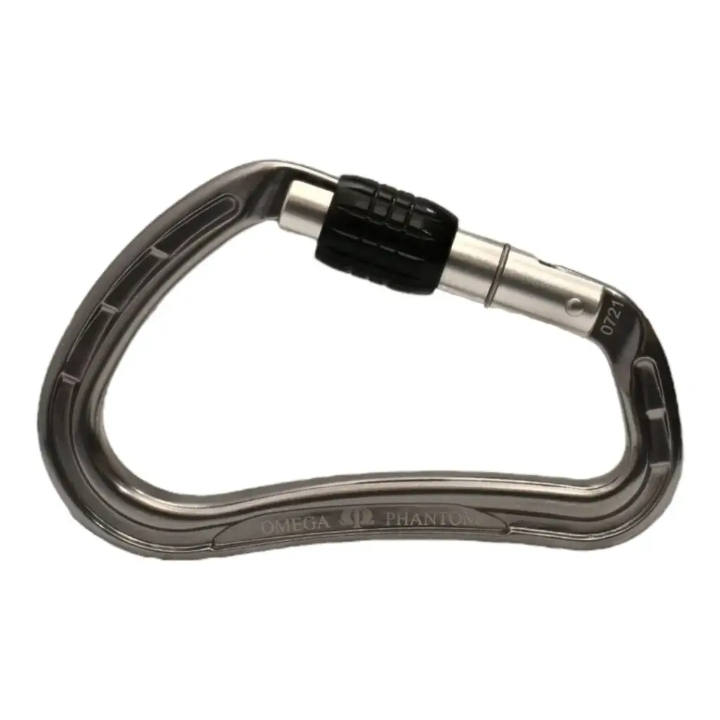 OMEGA PACIFIC PHANTOM ALUMINUM KEYLOCK SCREW-LOK CARABINER