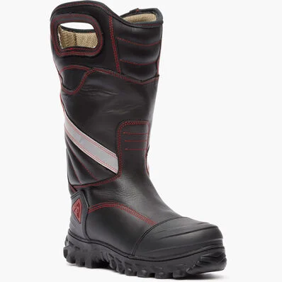STRUCTURE FIRE BOOTS ROCKY CODE RED MENS