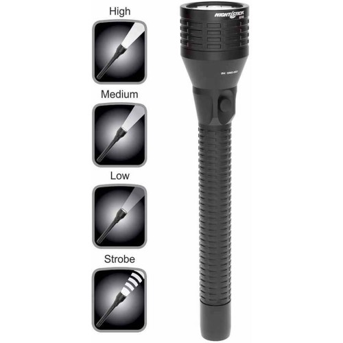 [NSR-9746XL] NIGHTSTICK METAL FULL-SIZE W/ DC & AC CHARGER 900 LUMENS