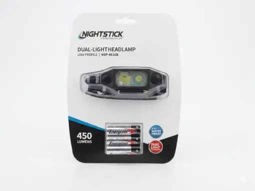 [NSP-4616B] NIGHTSTICK BLACK DUAL-LIGHT HEADLAMP