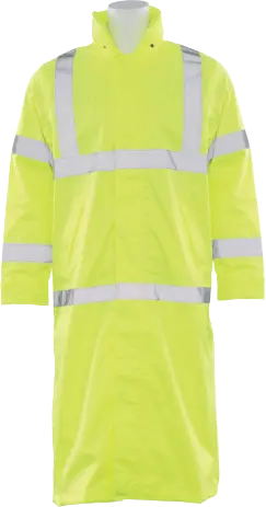 HI-VIZ RAINCOAT LONG S163