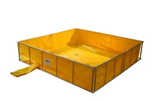 FOLDING TANK STANDARD W/ ALUMINUM FRAME 22oz VINYL W/ 28oz BASE