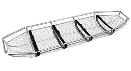 [JSA-300-PCW] BASKET STRETCHER, COATED WITHOUT LEG DIVIDER
