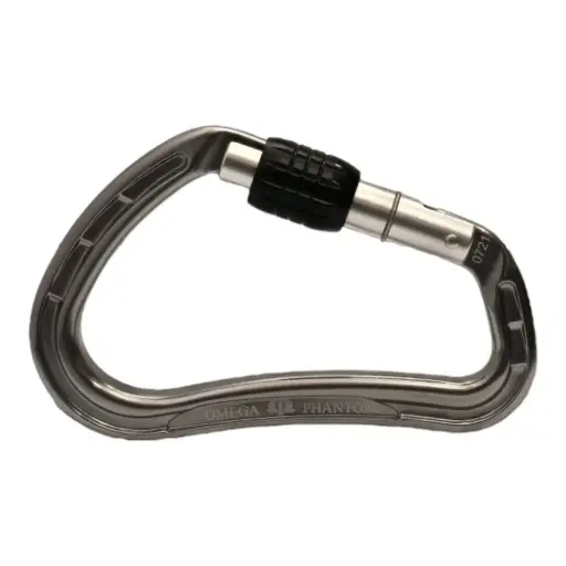 [RNR-OPPHANS-GM] OMEGA PACIFIC PHANTOM ALUMINUM KEYLOCK SCREW-LOK CARABINER