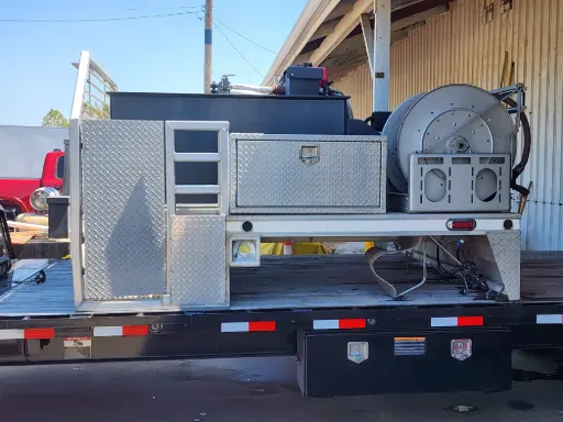 [140013-02] USED ALUM-LINE BRUSH TRUCK BED/SKID